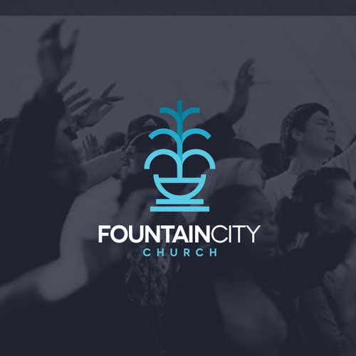 City logo with the title 'Logo Fountain City Church'