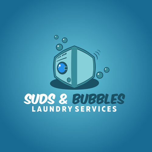 Bubble logo with the title 'Suds and Bubbles'