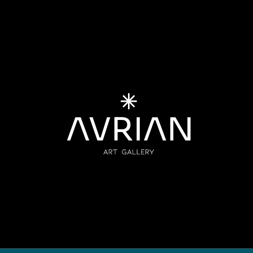 Art gallery design with the title 'Branding for a art store'