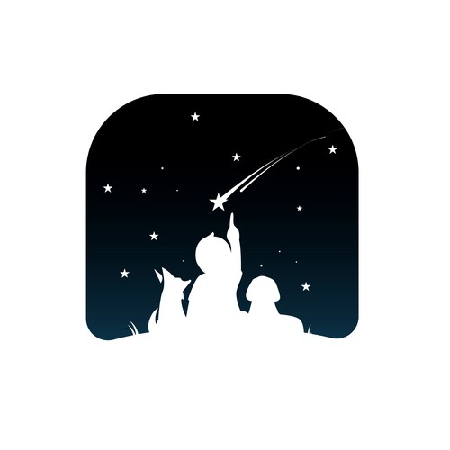 Dream logo with the title 'Concept design for Child, puppy and little fox'