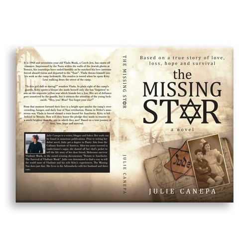 WW2 design with the title 'the Missing Star a Novel'