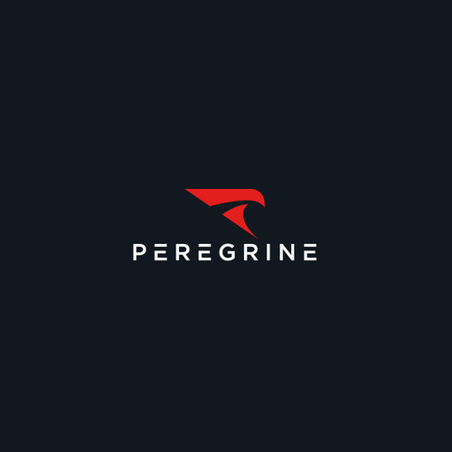 Falcon logo with the title 'Bold logo concept for PEREGRINE'