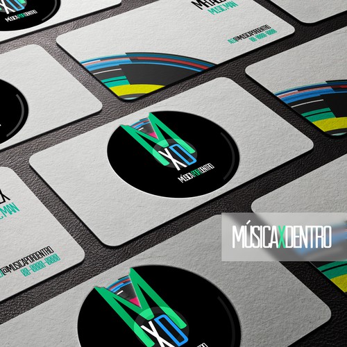 Card logo with the title 'Logo Música por dentro'