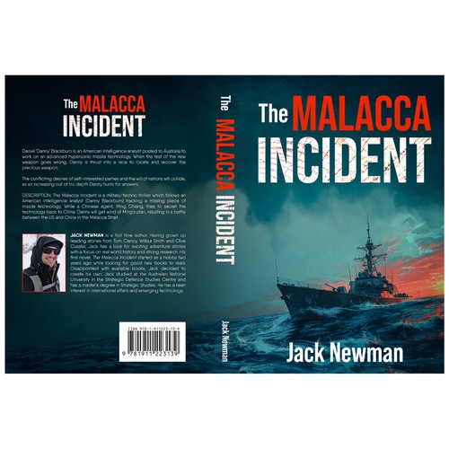 Action design with the title 'The Malacca Incident'
