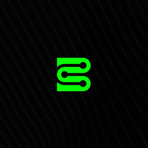 Bit design with the title 'B tech logo'