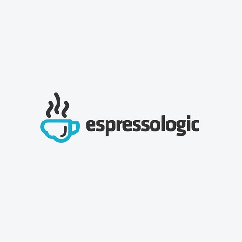 Coffee logo with the title 'New logo wanted for Espresso Logic'