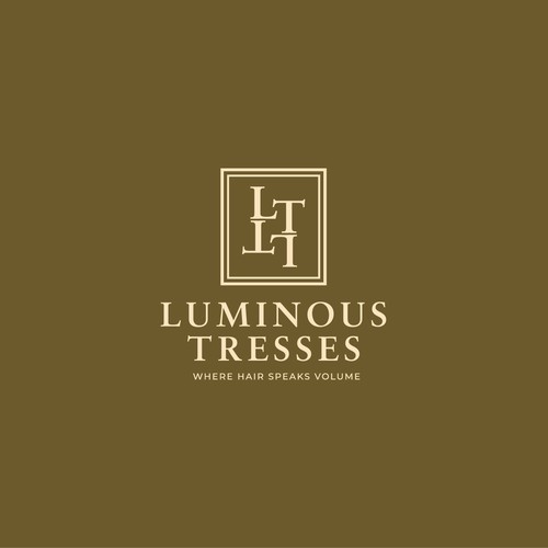 Shampoo logo with the title 'Luminous Tresses'