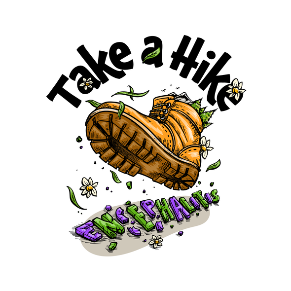 Hiking logo with the title 'Take a Hike'