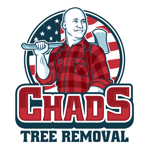 Axe design with the title 'Chads Tree Removal'