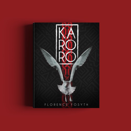 Bird book cover with the title 'Karoro'