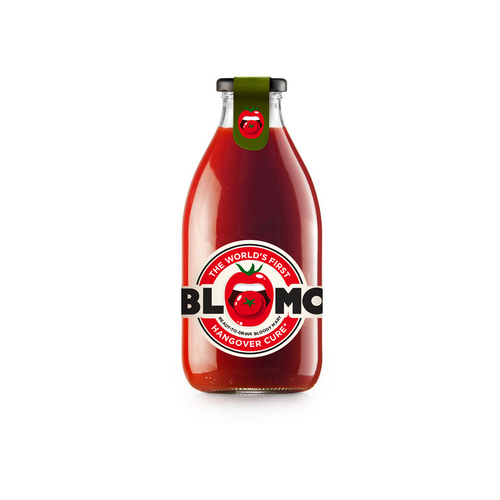 Lips design with the title 'Logo concept for BLOMO'