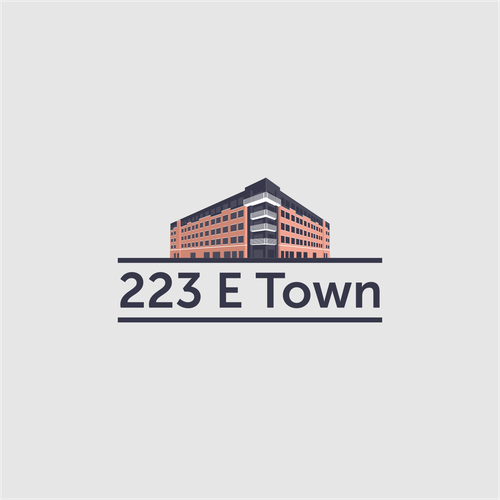 Town logo with the title 'town'