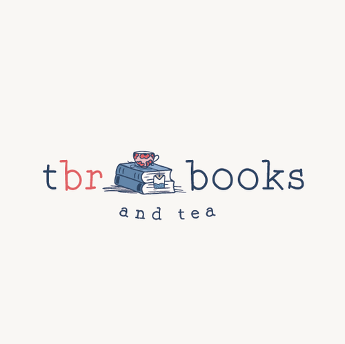 Pencil design with the title 'tbr books and tea'