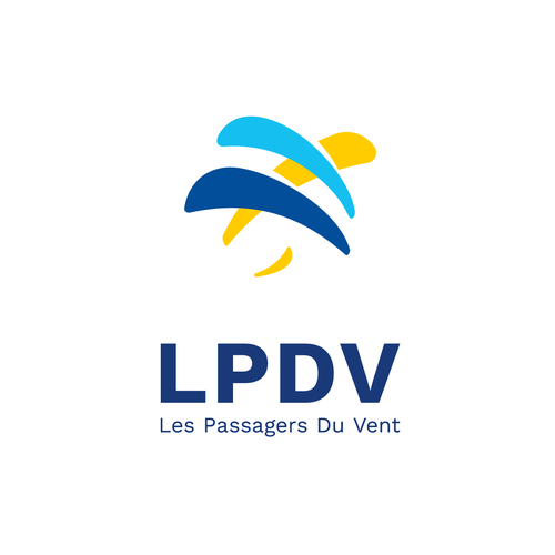 Paragliding logo with the title 'Abstract logo for LPDV'