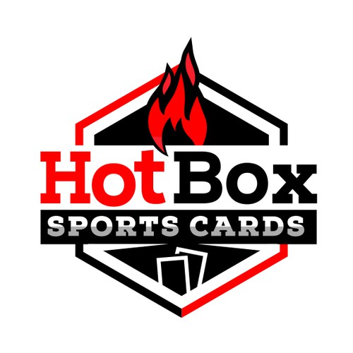 Card logo with the title 'Modern logo for sports cards company'