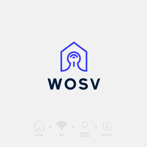 WiFi design with the title 'WOSV'