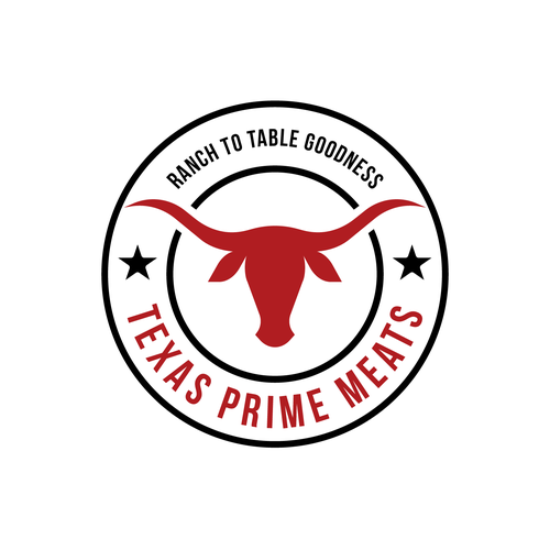 Bull brand with the title 'TEXAS PRIME MEATS'