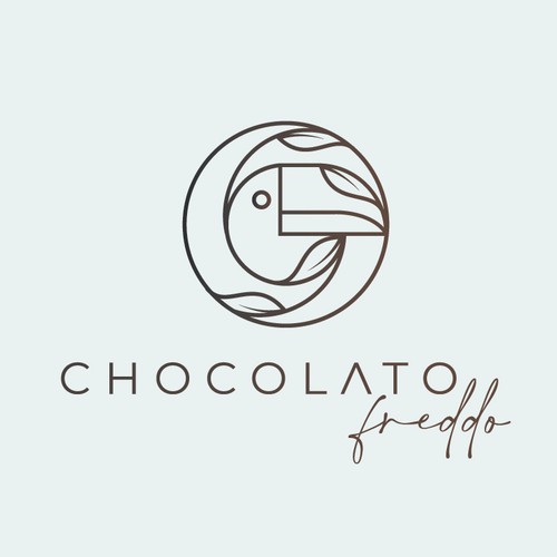 Chocolate logo with the title 'Logo design contest entry'