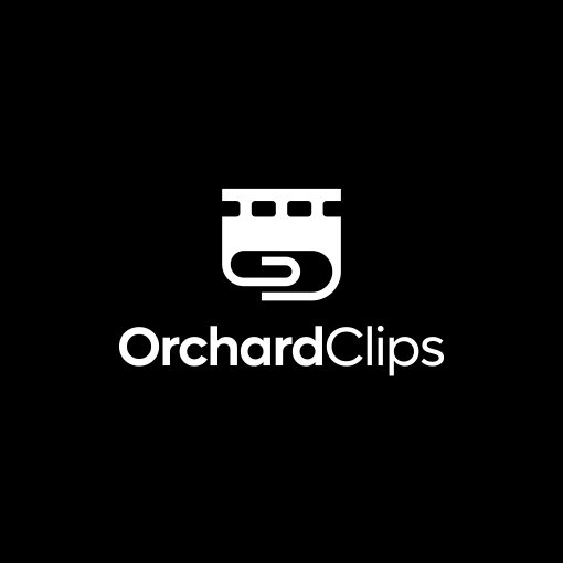 Video production logo with the title 'clip + film '