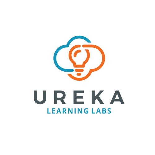 Light bulb logo with the title 'Logo Design for Ureka'