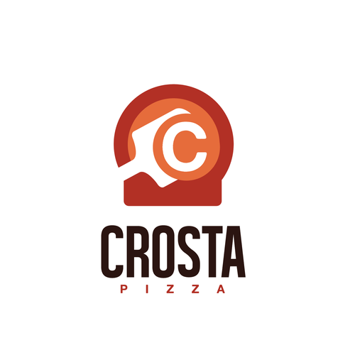 Oven logo with the title 'concept pizza place'