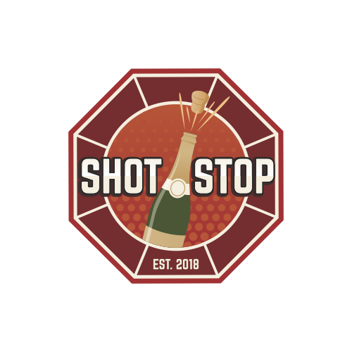 Celebration logo with the title 'SHOT STOP'
