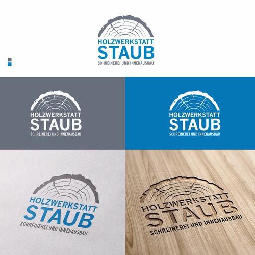 Carpentry logo with the title 'Logo for a joinery / carpenter in Switzerland'