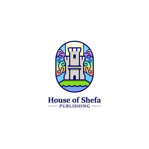 Mystical logo with the title 'Logo for the publishing house '