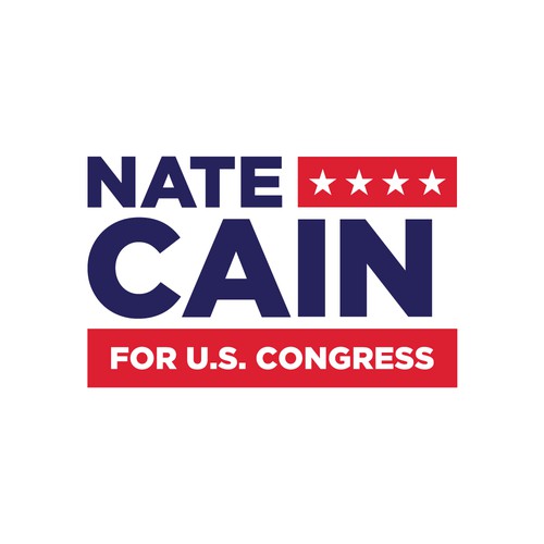 Politics logo with the title 'Logo design for U.S. Congress candidate.'