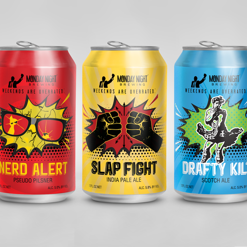 Can design with the title 'Craft beer cans design'