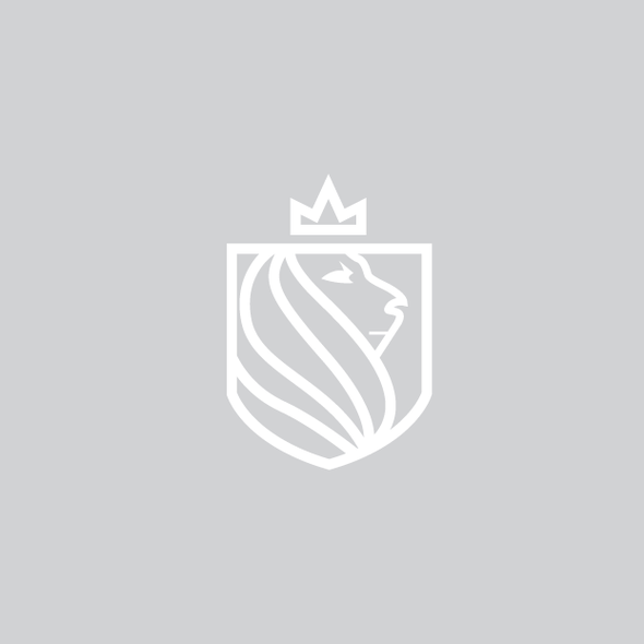 Unisex logo with the title 'Simple lineart lion logo for PRISSY'