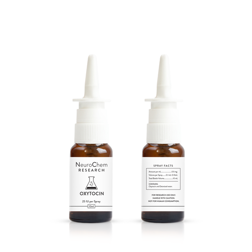 Medical label with the title 'Oxytocin'