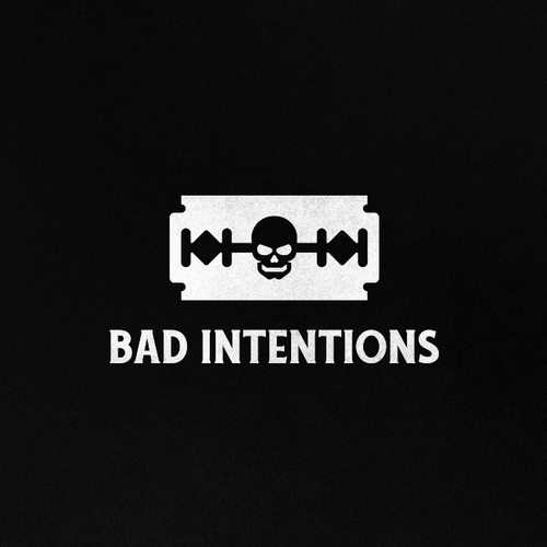 Skull design with the title 'Bad Intentions Logo For Clothing brand'