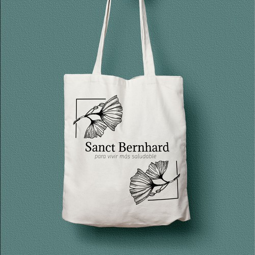 Botanical illustration with the title 'Hand drawn ginkgo leaves'