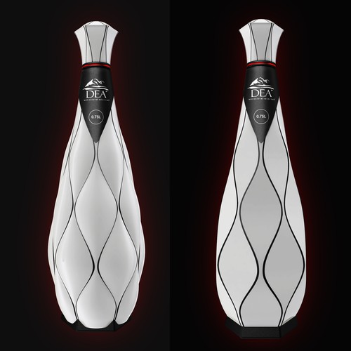 Manufacturing design with the title '3D  bottle design'