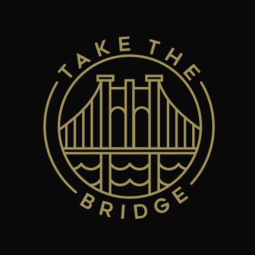 NYC design with the title 'TAKE THE BRIDGE'