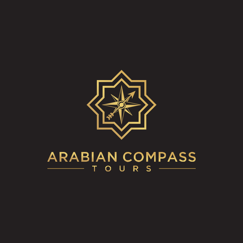 Arabian logo with the title 'Arabian Compass Tours'