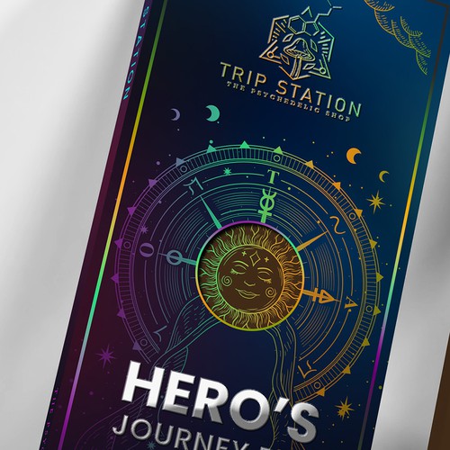 Classic packaging with the title 'Hero's Journey Bar (Chocolate Packaging)'