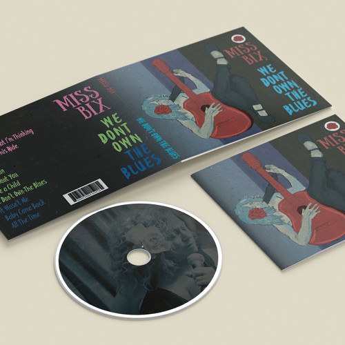 CD artwork with the title 'Cd digipak design'
