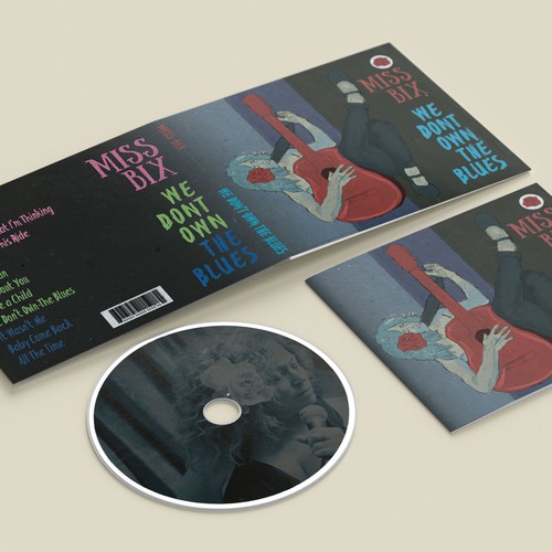 CD design with the title 'Cd digipak design'