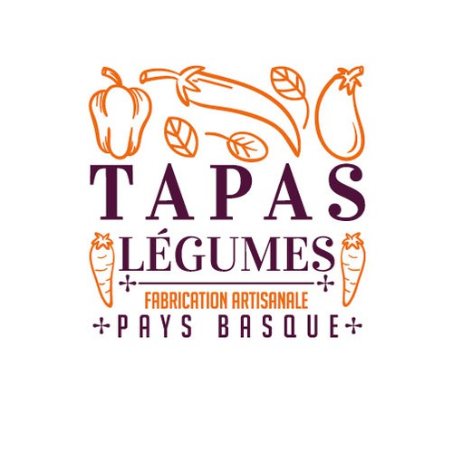 Tapas logo with the title 'TAPAS & Légumes'