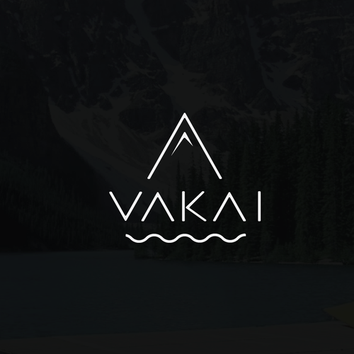 Travel logo with the title 'Vakai'