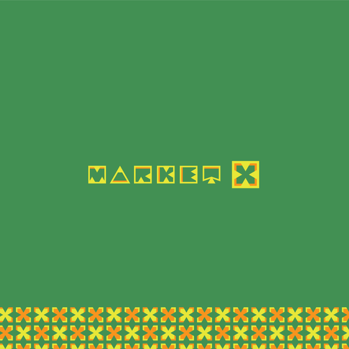 Afro logo with the title 'market x'