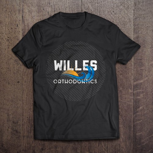 Medical t-shirt with the title 'Willes Orthodontics needs a COOL t-shirt for our beach-town family practice!'