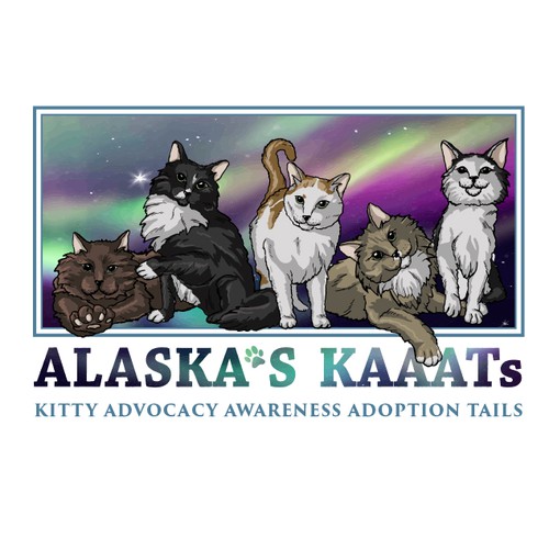 Cartoon brand with the title 'Alaska`s KAAATs'