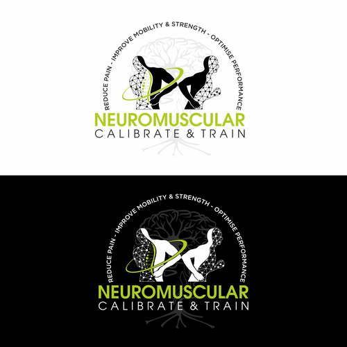 Masculine brand with the title 'Physical Fitness logo'