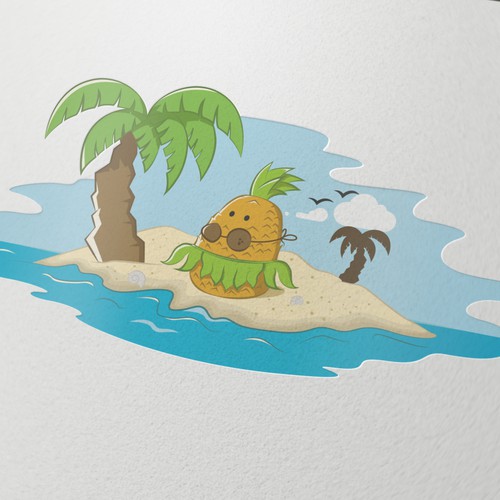 Sketchbook logo with the title 'Hula Dancing Pineapple!'