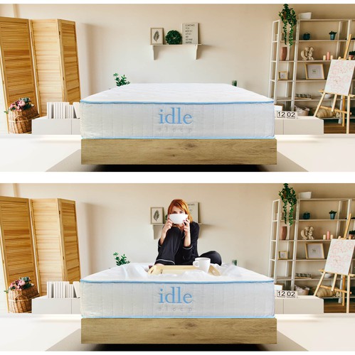 Composition design with the title 'Product photo manipulation'