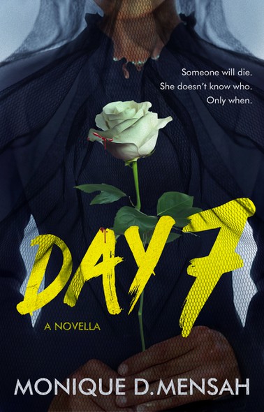Psychological thriller book cover with the title 'Day 7 - Psychological thriller'