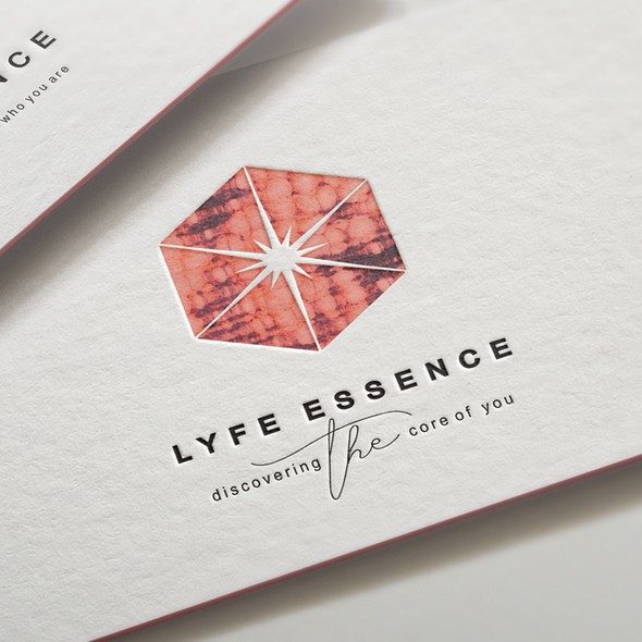 Mood design with the title 'lyfe essence logo '